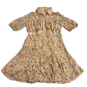 Free People Floral Button Down Dress